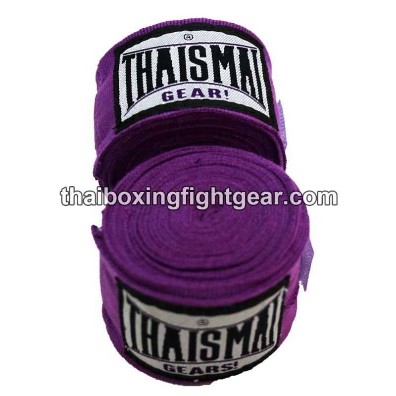 Thaismai Boxing Muay Thai handwraps HW7003 cotton 4.5M Purple