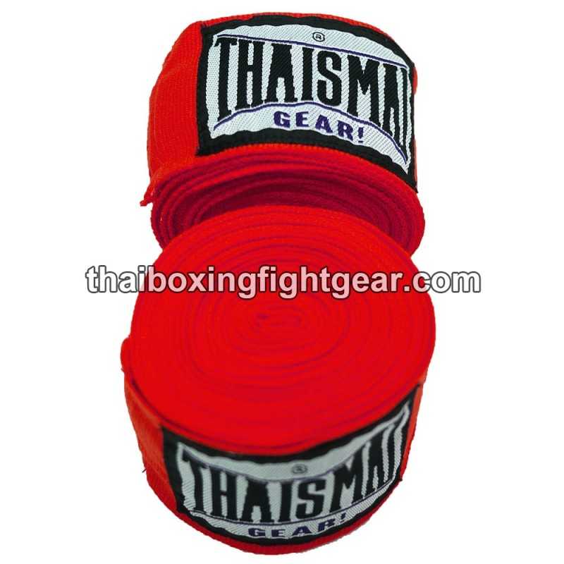 Thaismai Boxing Muay Thai handwraps HW7003 cotton 4.5M Red
