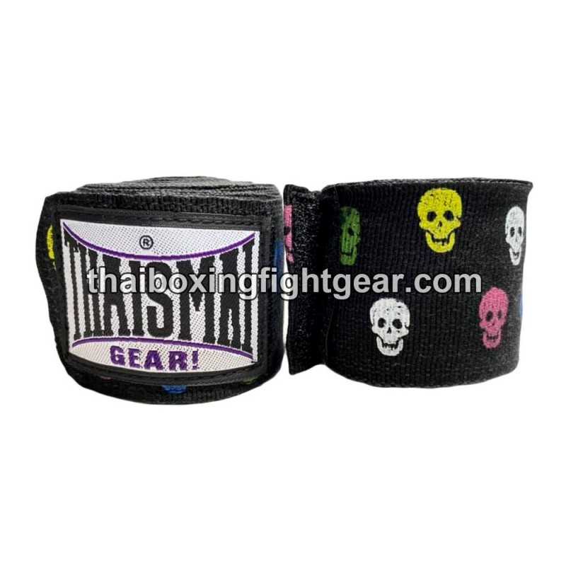 Thaismai Boxing Muay Thai handwraps HW7003 cotton 4.5M Fancy "Skull Cute"