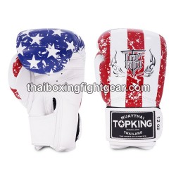 Top King Muay Thai boxing gloves USA FLAG-TKBGFV-USA