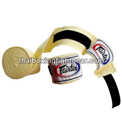 Fairtex HW2  Handwraps   Muay Thai / Boxing 180" Beige Cream | Hand Wraps