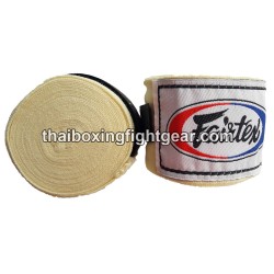 Fairtex HW2  Handwraps   Muay Thai / Boxing 180" Beige Cream | Hand Wraps