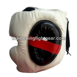 Fairtex HG-10 Muay Thai / MMA Sparring Head Guard  White | Protections