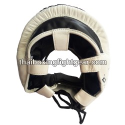 Fairtex HG-10 Muay Thai / MMA Sparring Head Guard  White | Protections