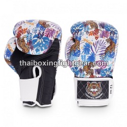 Top King Muay Thai boxing gloves WILD TIGER KING-TKBGWT White