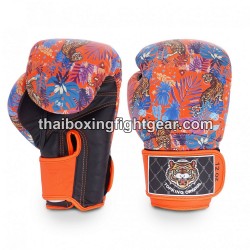 Top King Muay Thai boxing gloves WILD TIGER KING-TKBGWT Orange