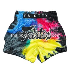 Fairtex Muay Thai Boxing Shorts "BS1938-Black Acid Jazz"