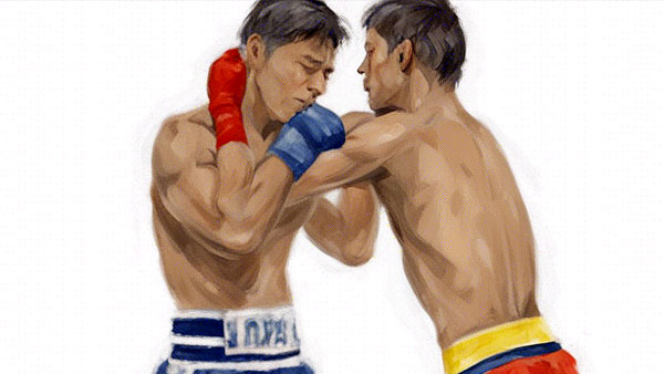 muay thai clinch. A question of control.
