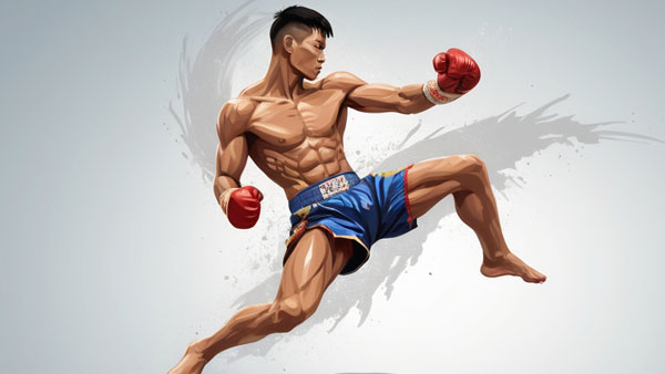 power of knee kicks in muay thai